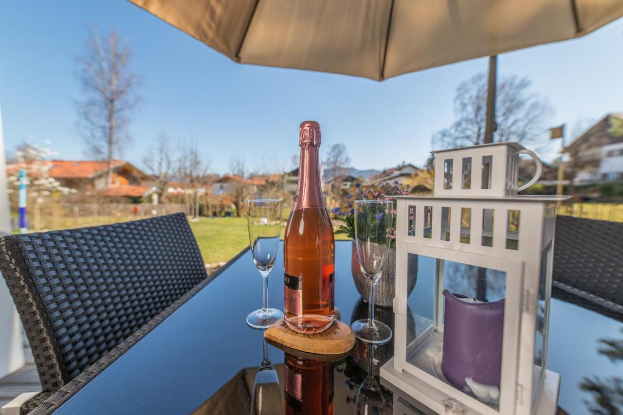 Helle Wohnung Mit Bergblick & Eigener Terrasse Bad Tolz Exterior photo