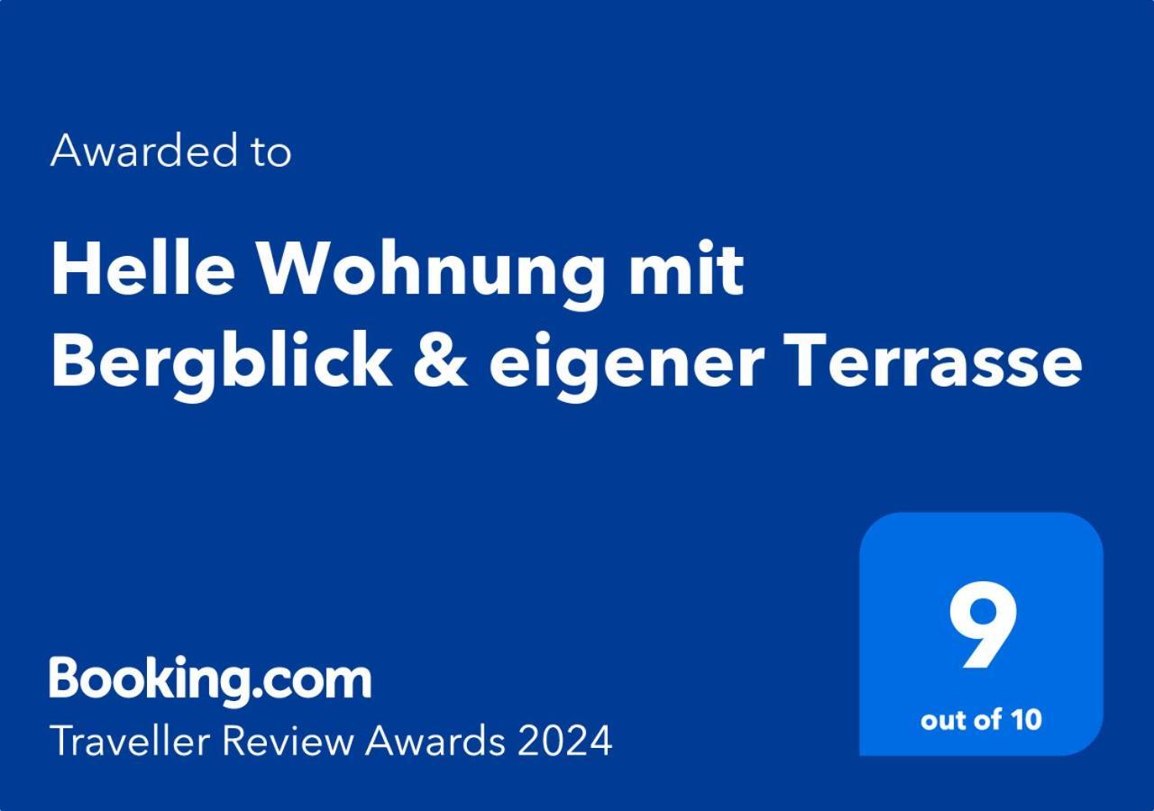 Helle Wohnung Mit Bergblick & Eigener Terrasse Bad Tolz Exterior photo